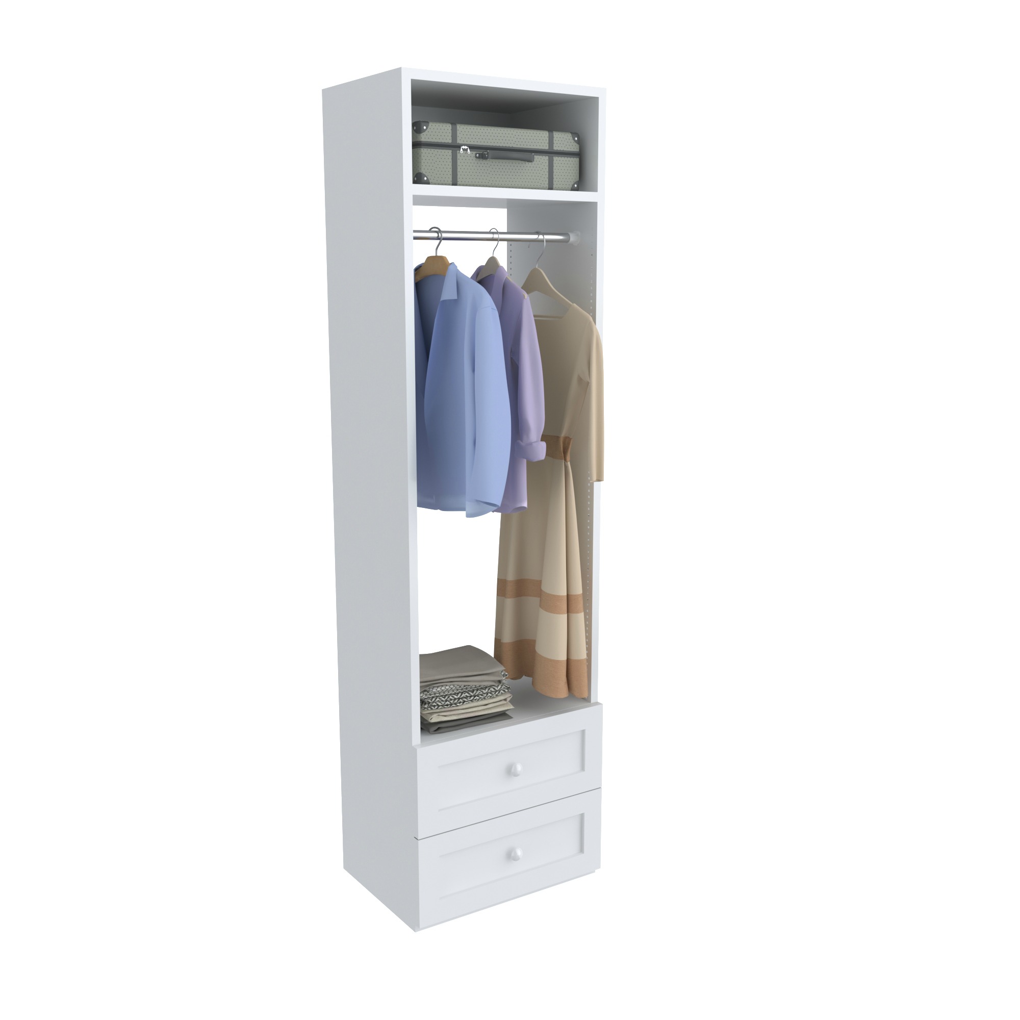 Tall Hanging Tower with 2 Drawers