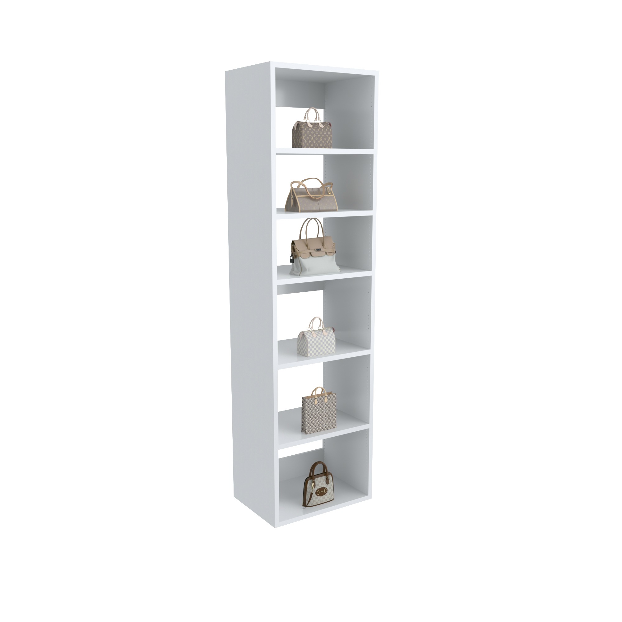 Tall Tower with 5 Shelves